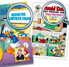 Donald Duck gepersonaliseerd blad - strip
