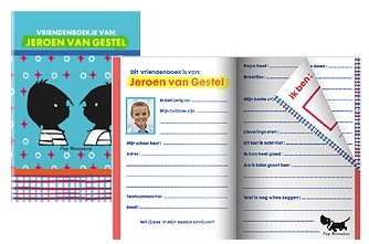 vriendenboekje Jip en Janneke gepersonaliseerd met eigen naam en foto